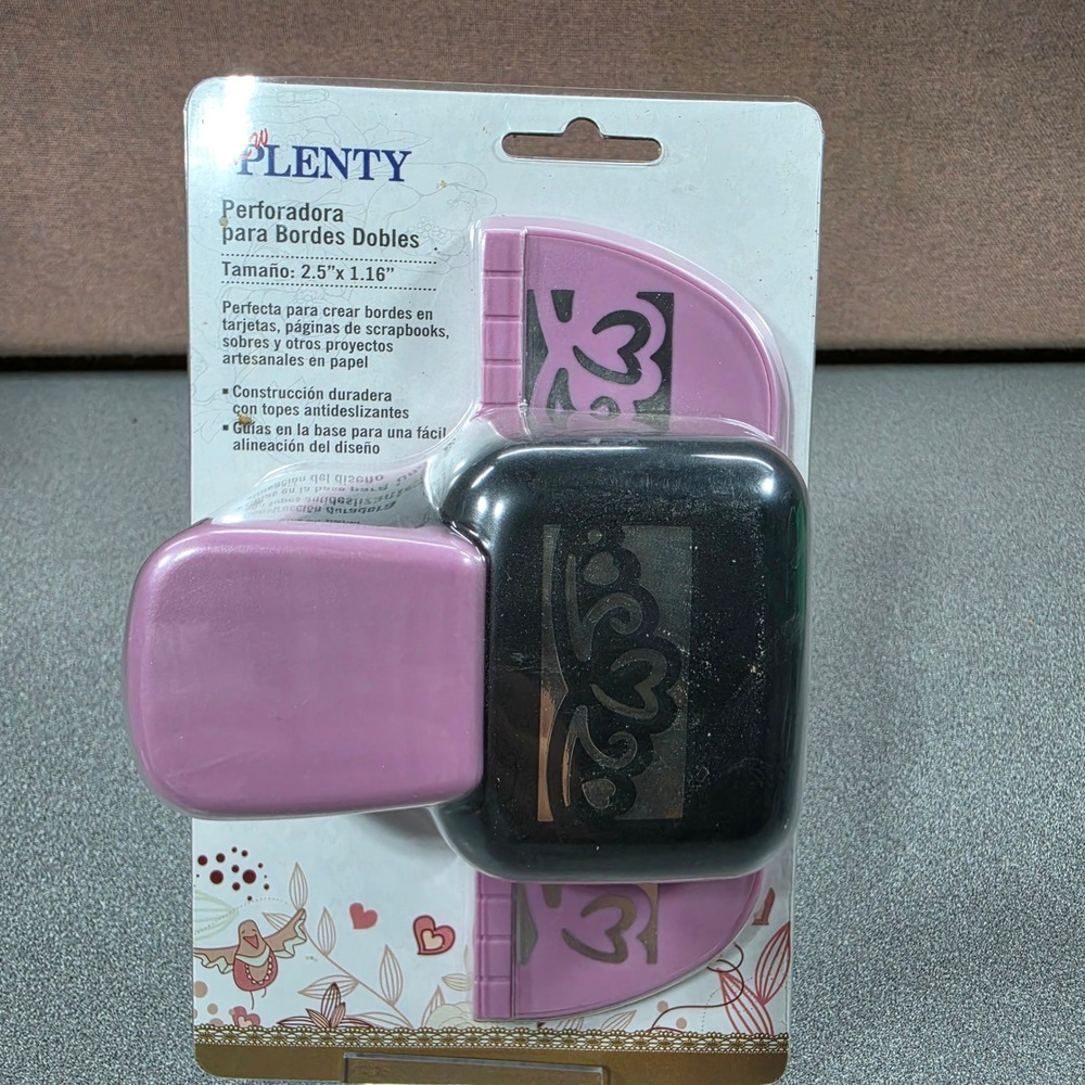 Plenty Double Border‎ Punch New Heart Scroll Paper Craft Tool